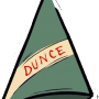 dunce-cap
